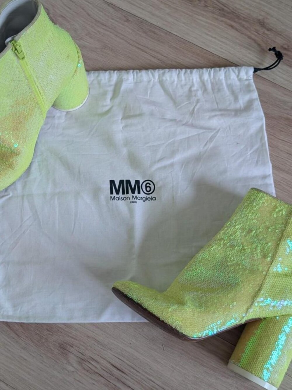 Maison Margiela sequin ankle boots
